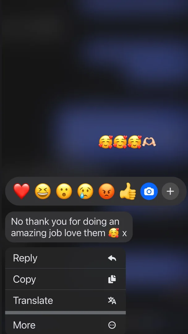 Customer testimonial